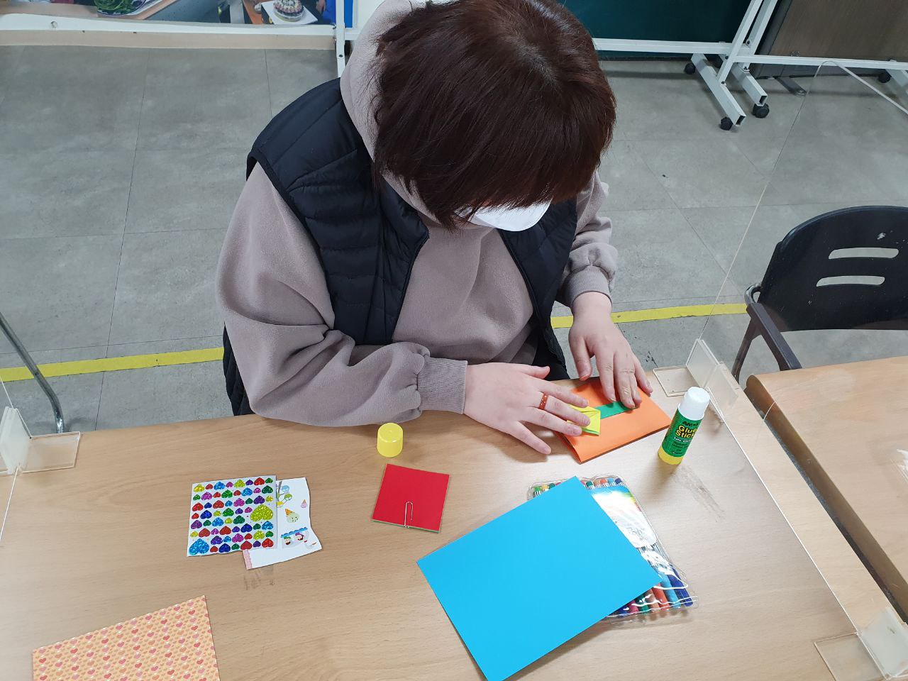 2022/03/22(화) - 미술(종이접기)