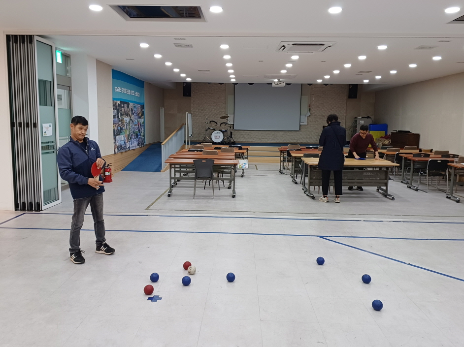 2024년 4월 1일(월) 보치아 수업 사진(1)
