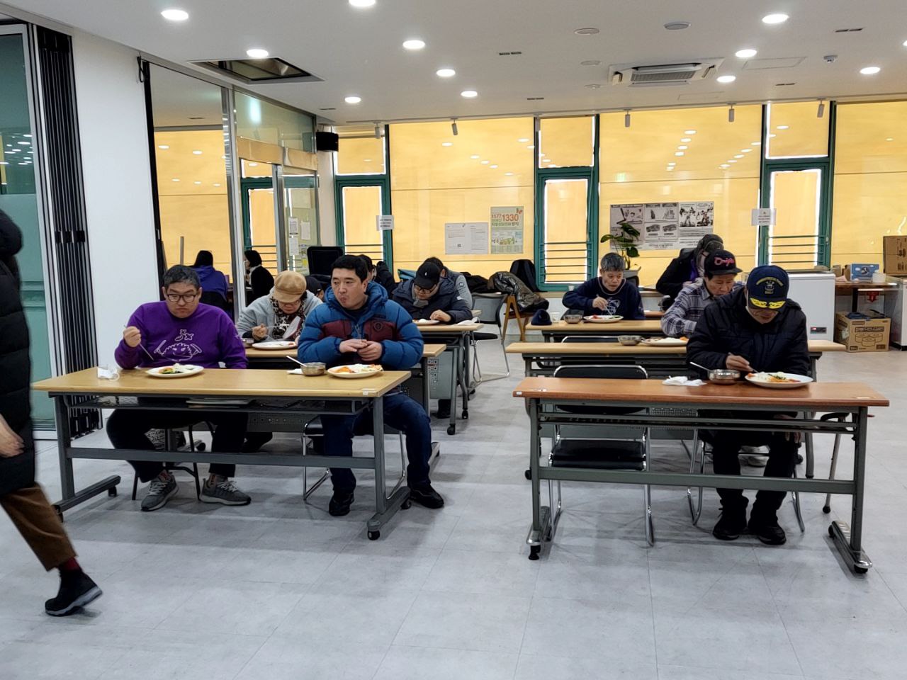 2023/1/27(금)- 점심식사(비빔국수,미소된장국...)