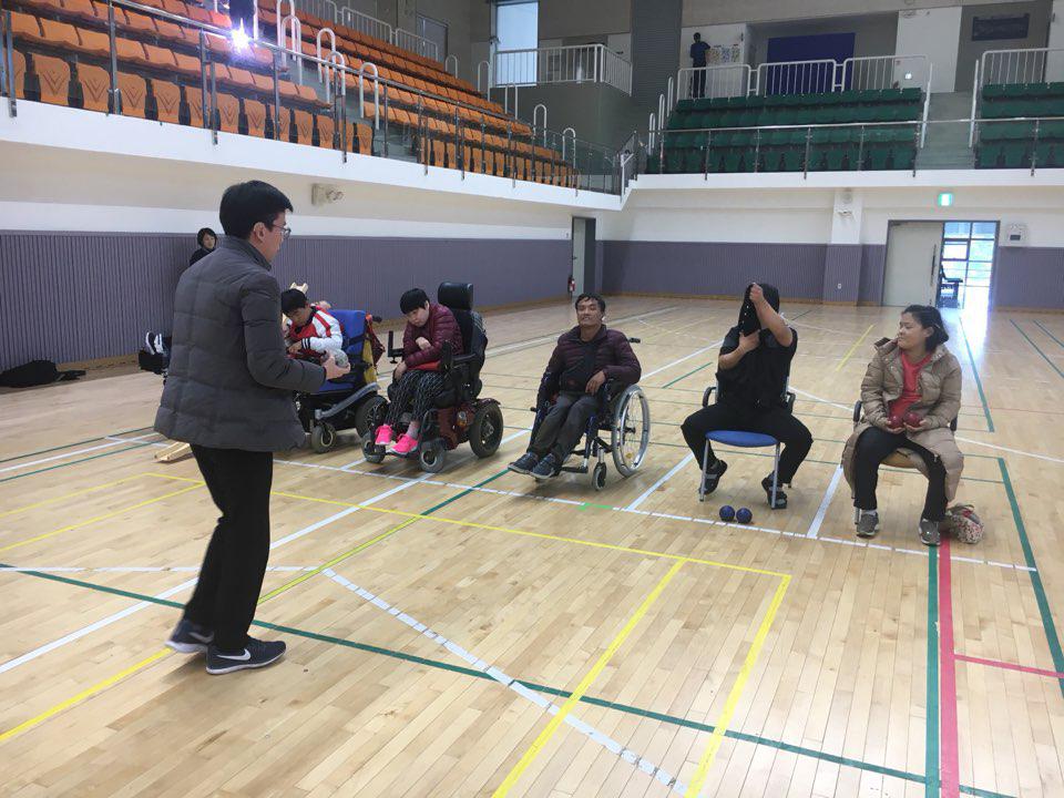2018년 11월 01일 - 보치아수업 사진