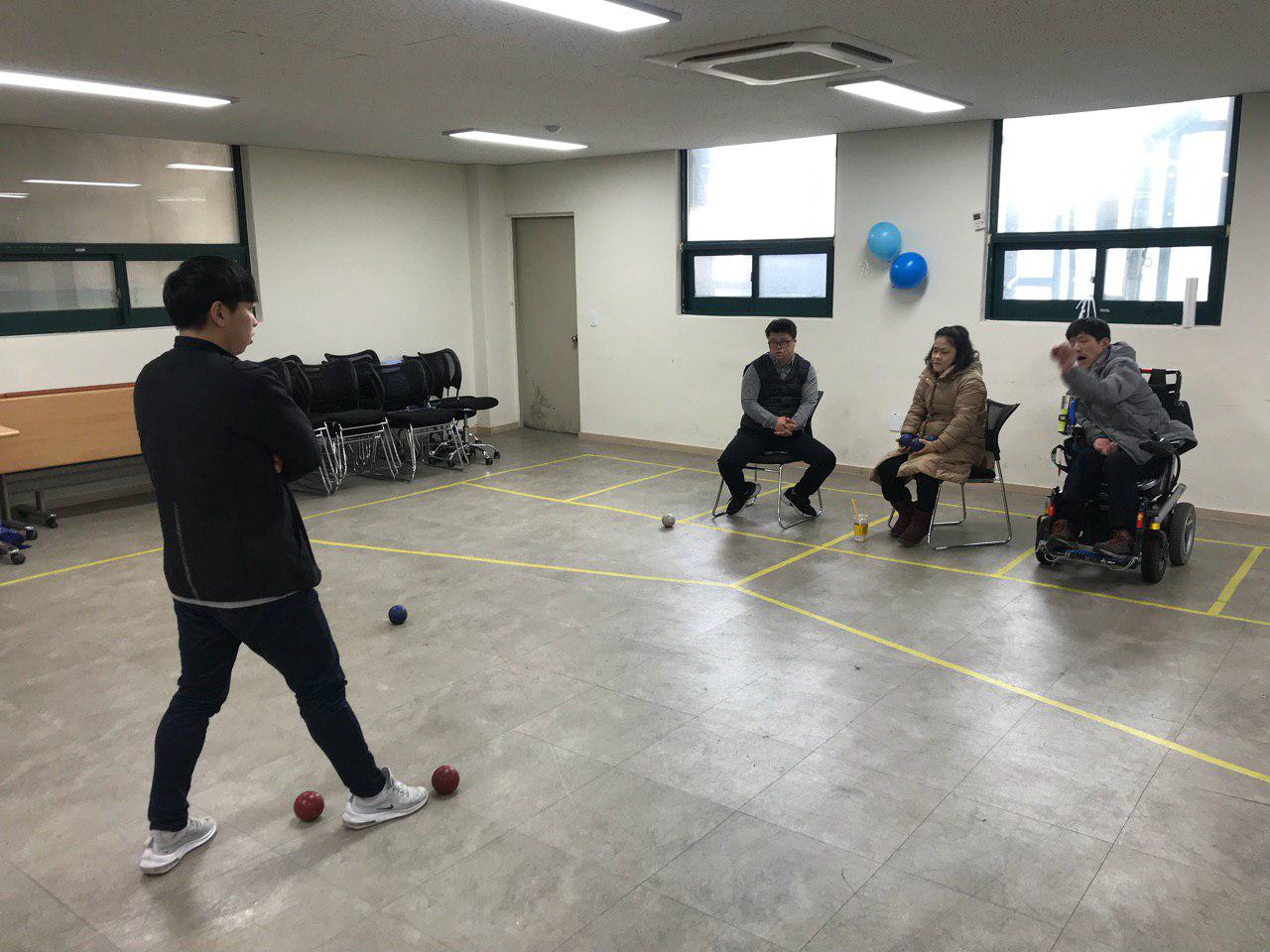 2019년 2월 18일 - 보치아수업 사진