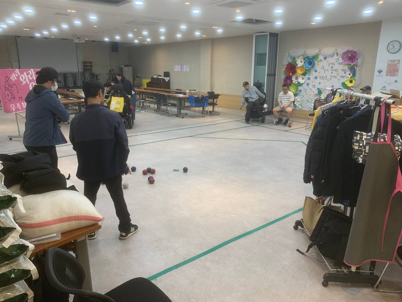 2025년 4월 23일(수) 보치아 자조모임 수업사진