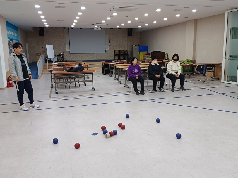 2024년 3월 11일(월) 보치아 수업 사진