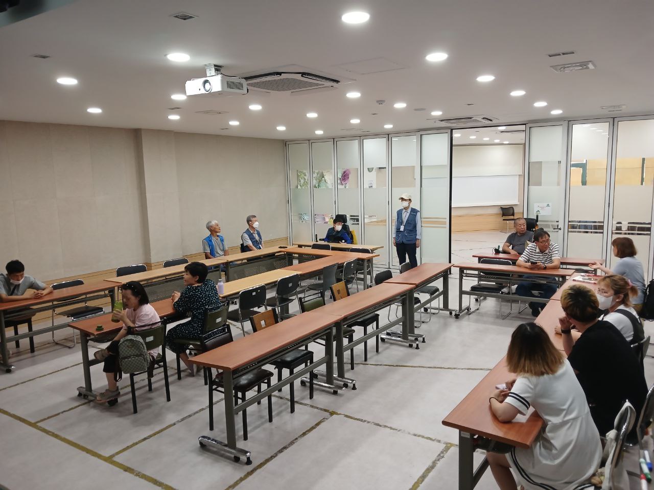 2024년 8월 30일(금) 해피투게더 문해, 중등반 합반 수업사진