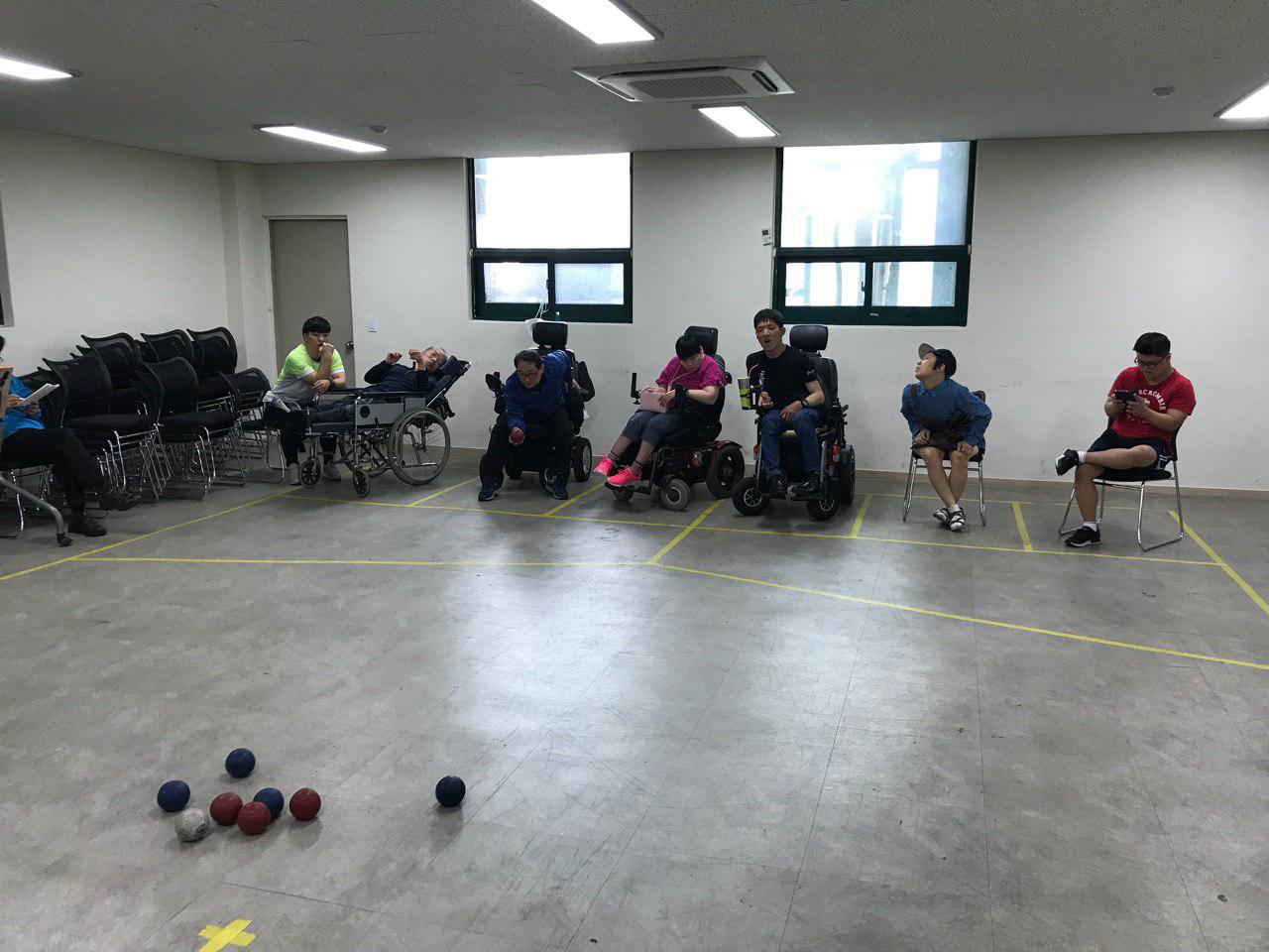 2019년 6월 10일 - 보치아수업 사진