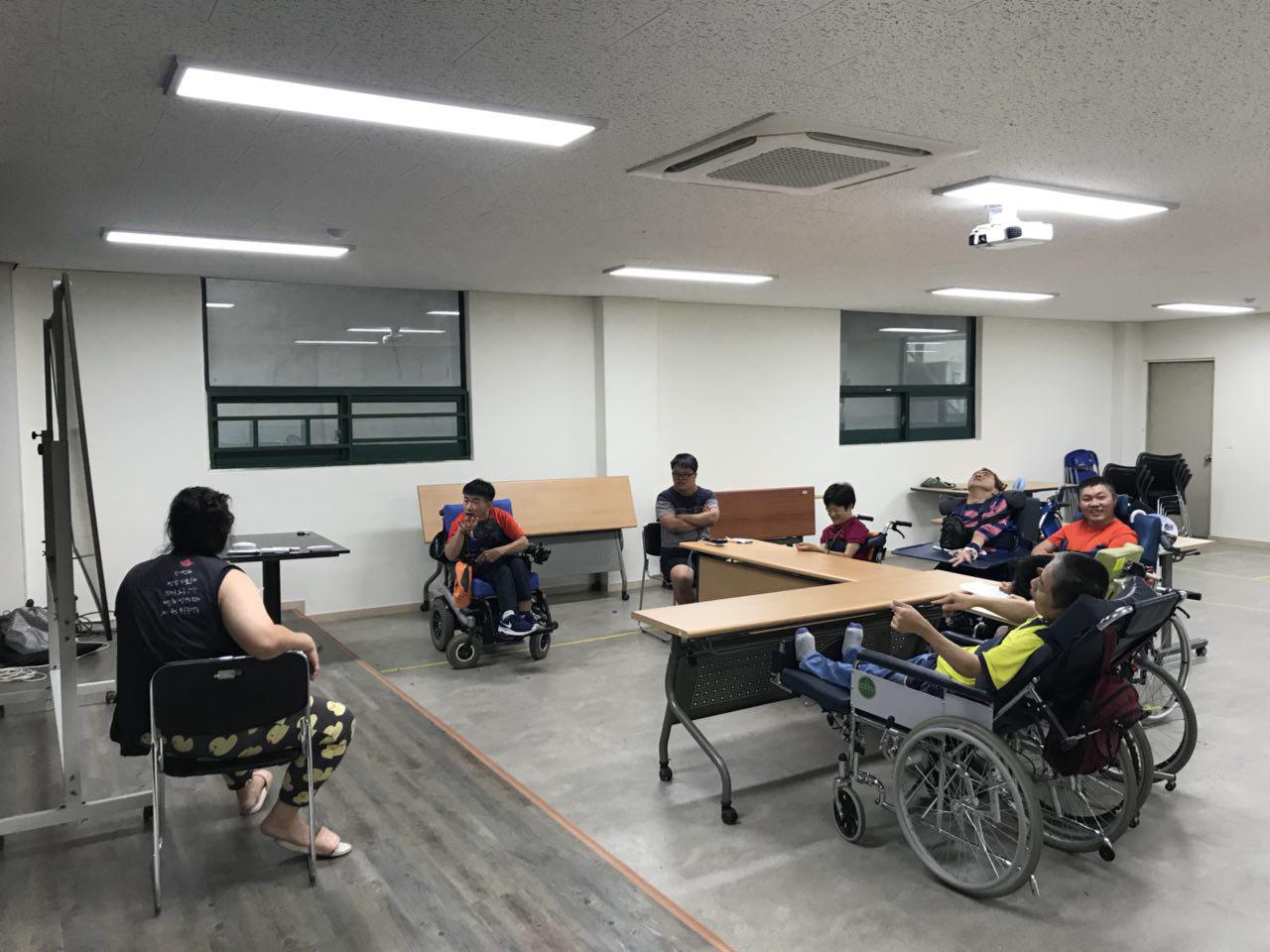 2018년 8월 20일 - 국어수업 사진