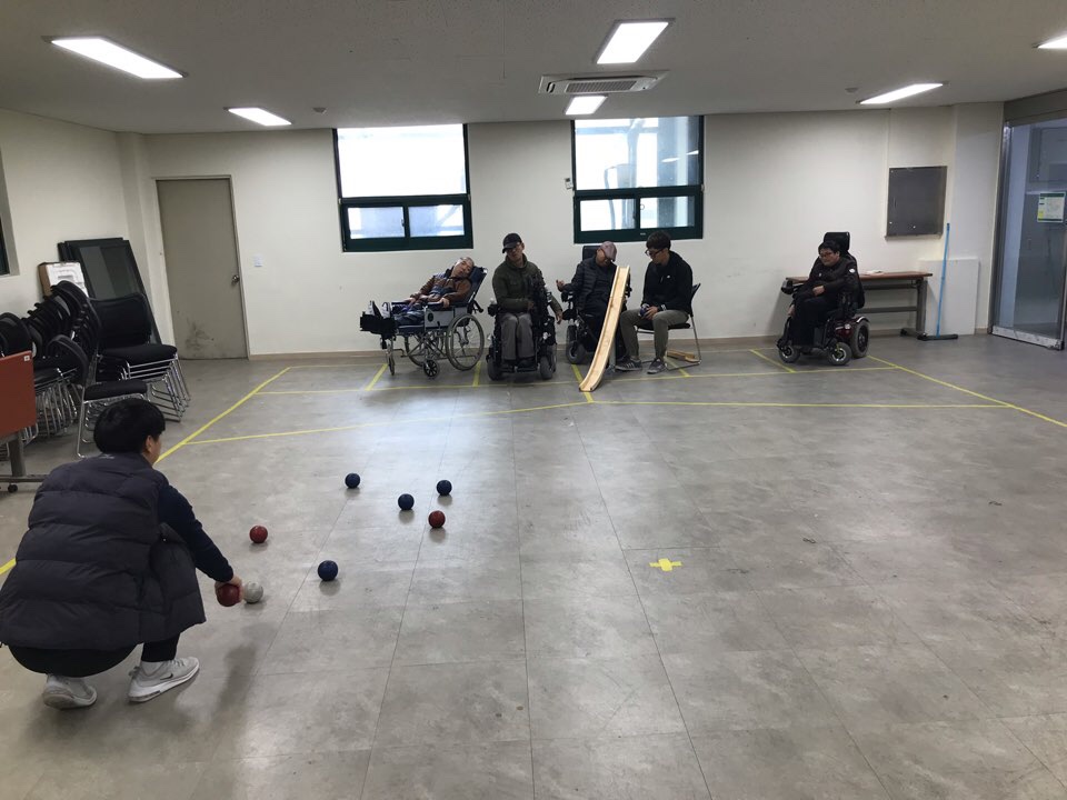 2018년 11월 05일 - 보치아수업 사진