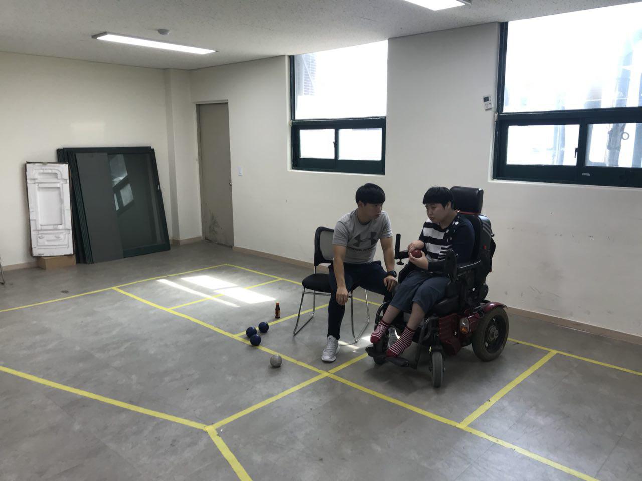 2018년 9월 17일 - 보치아수업 사진