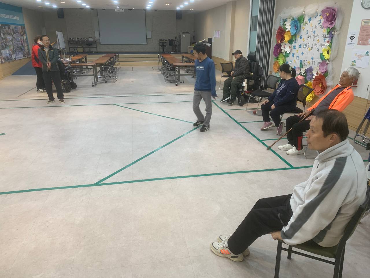 2025년 4월 2일(수) 보치아 자조모임 수업사진