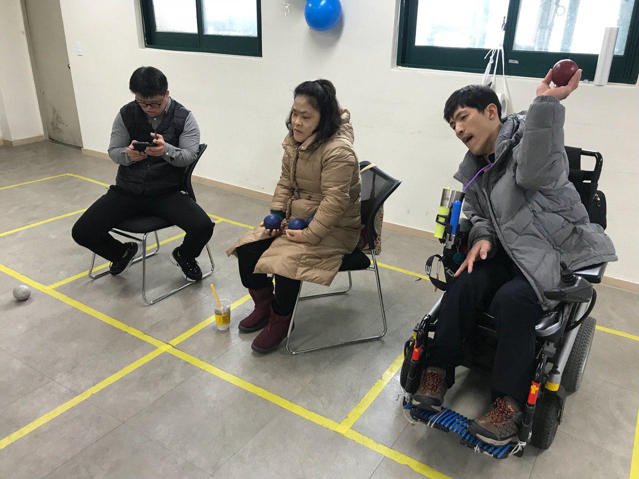 2019년 2월 18일 - 보치아수업 사진
