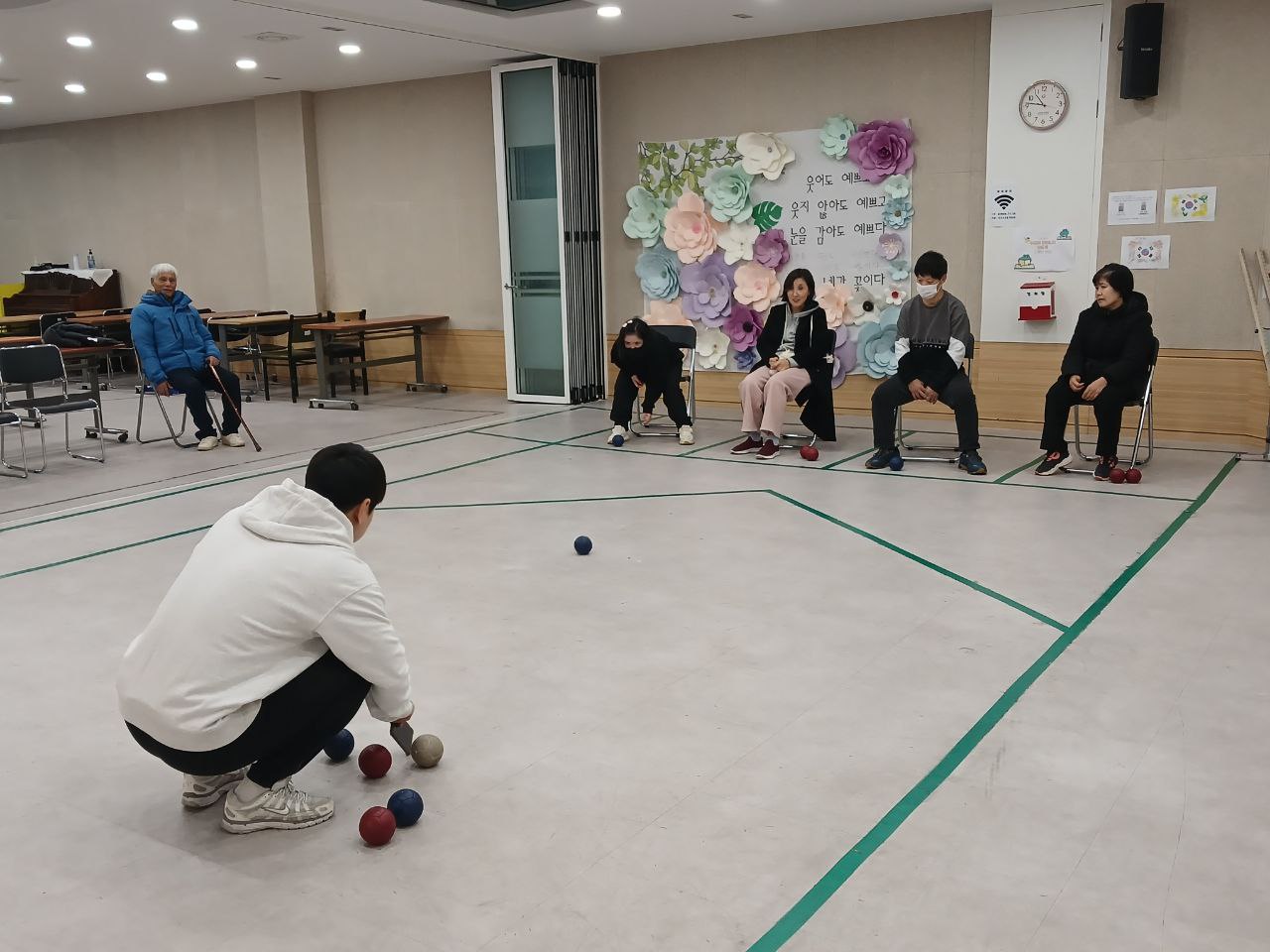 2024년 12월 2일(월) 보치아 수업사진입니다