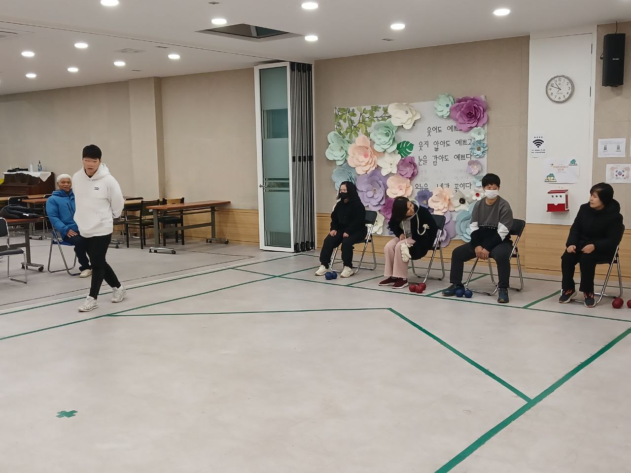 2024년 12월 2일(월) 보치아 수업사진입니다