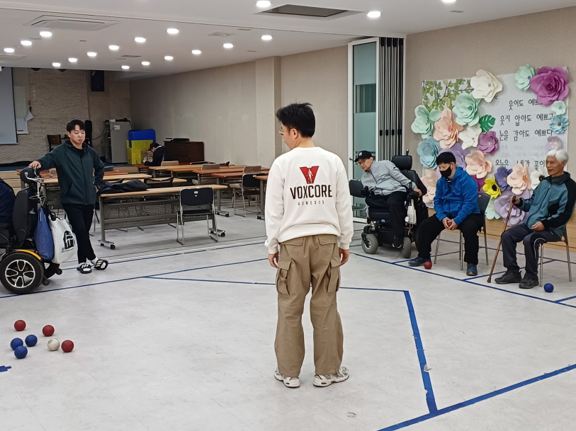 2024년 4월 4일(목) 보치아 수업 사진