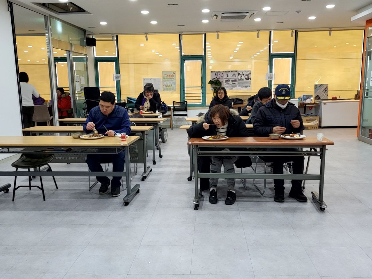 2023/1/25(수)- 점심식사(짜장밥,계란파국,등심탕수육..)