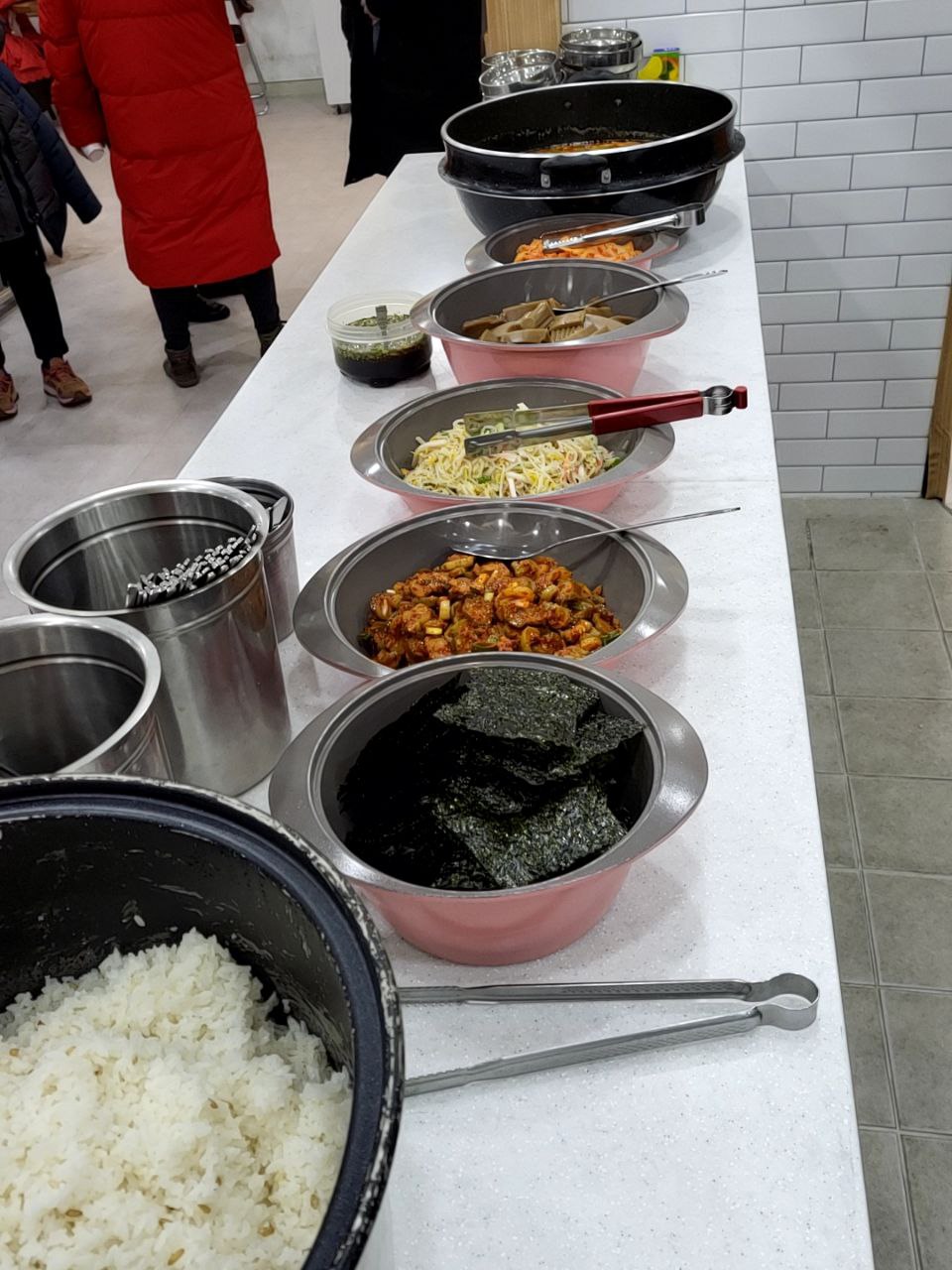 2023/2/14(화)- 점심식사(참치김치찌개,도토리묵무침..)