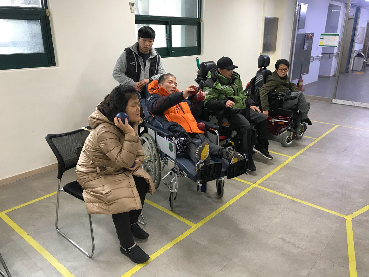 2018년 11월 26일 - 보치아수업 사진