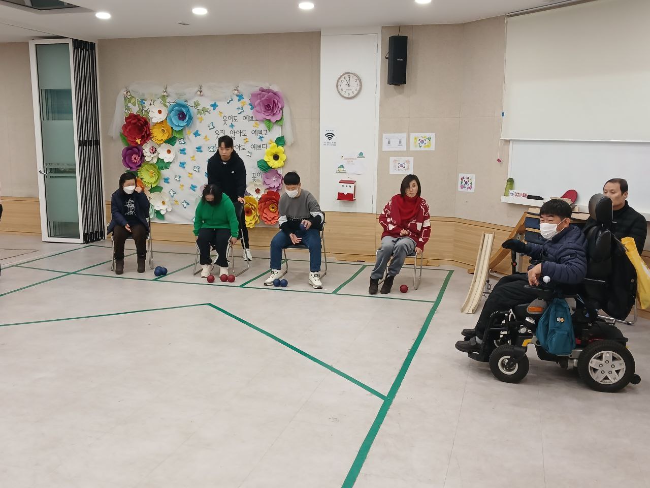 2024년 12월 16일(월) 보치아 수업사진