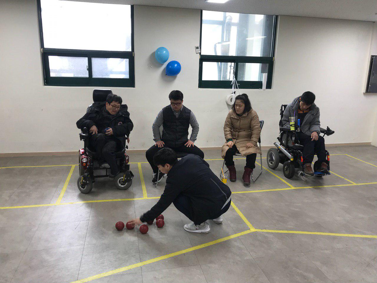 2019년 2월 18일 - 보치아수업 사진