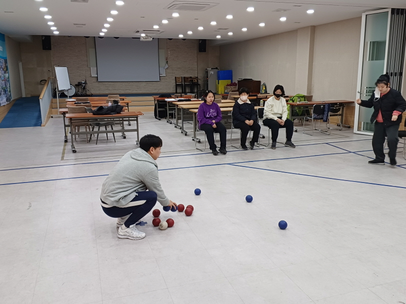 2024년 3월 11일(월) 보치아 수업 사진