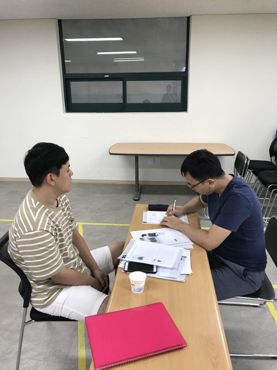 2018년 8월 27일 - 국어수업 사진