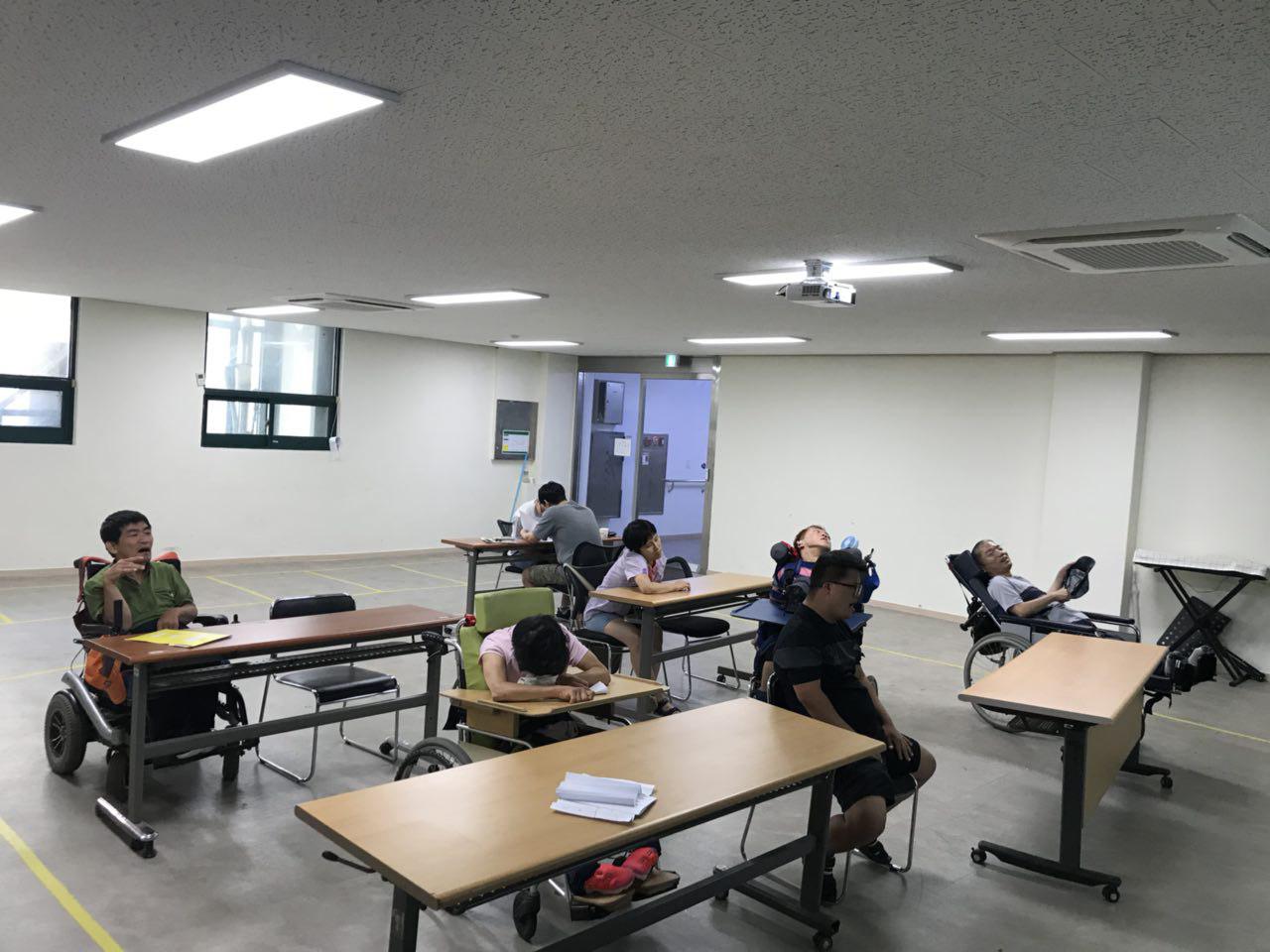 2018년 8월 13일 - 국어수업 사진