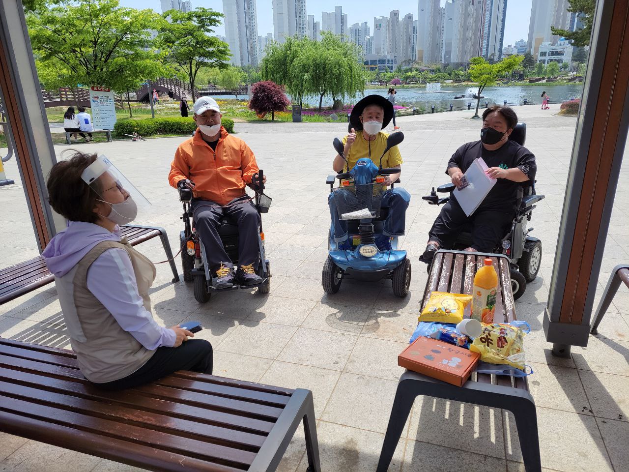 2022/05/05(목) - 구래동 호수공원 동료지원회의