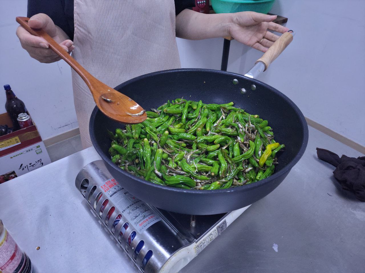 2022/06/22(수) - 요리수업(꽈리고추 멸치볶음)